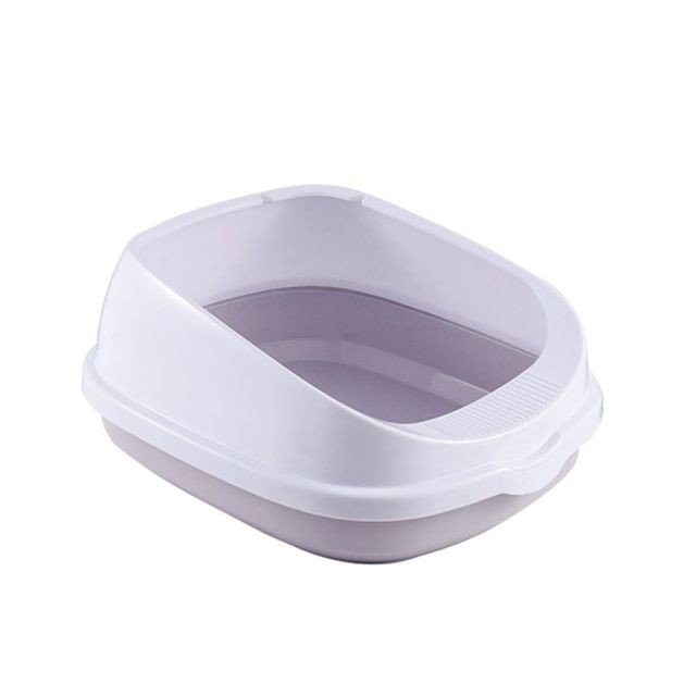 marque generique - Mini Chat Sable Bac à Litière Toilette Formation Bassin De Lit Pan Avec Pelle Gris S marque generique  - Rongeurs