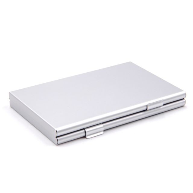 Vhbw - Etui de protection vhbw ,boîte en aluminum couleur argent  pour 24 x carte Nano-Sim. Vhbw  - Téléphone fixe