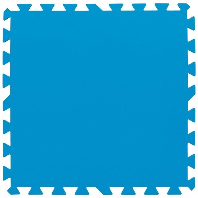 Liner et tapis de sol piscine Bestway Tapis de Sol en Mousse Protecteur Dalles Bestway 50x50 cm Bleu