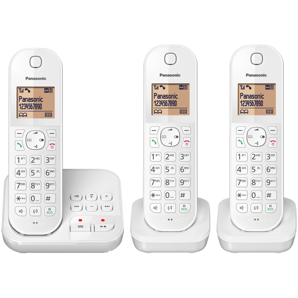 Panasonic - Rasage Electrique - panasonic - kxtgc423frw - Téléphone fixe  sans fil - Rue du Commerce