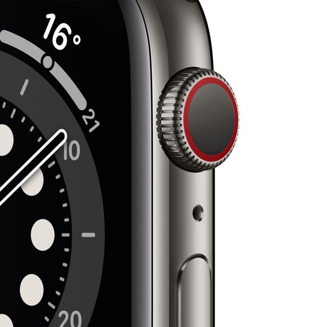 Apple Watch Apple Series6-GPS-Cellular-44mm-graphitestainless-black