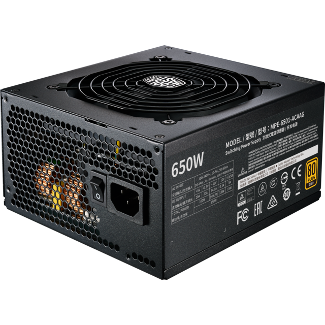Cooler Master - MWE Gold 650W - 80+ - Alimentation modulaire 650 w
