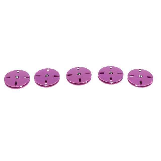 Vêtement connecté 5 pièces en métal à coudre sur boutons à pression boutons pressions bouton poppers 21mm violet