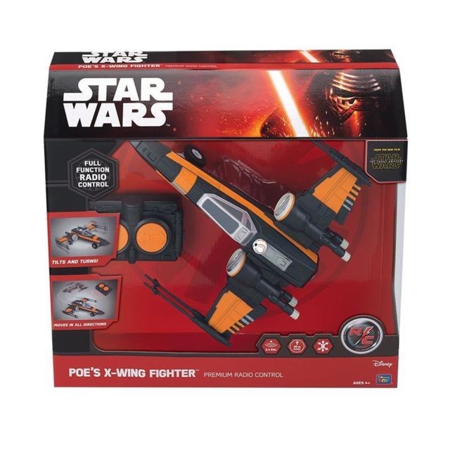 Mtw - MTW 3107200 Star Wars Episode VII - Véhicule radiocommandé sonore et lumineux Poes X-Wing Fighter 26 cm Mtw  - X wing