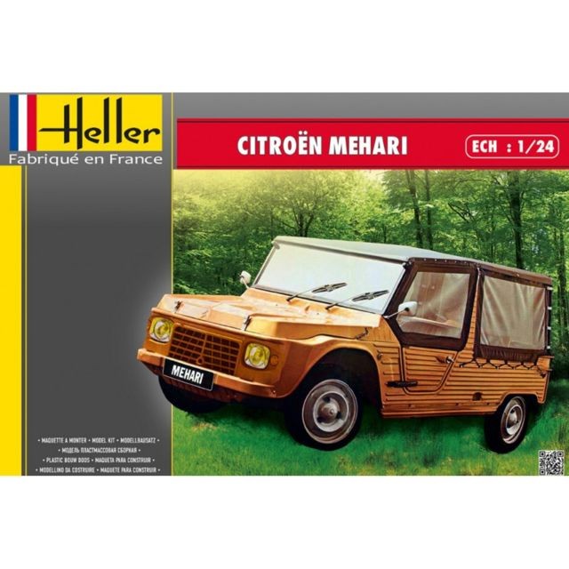 Heller - Maquette Voiture : Citroën Mehari Heller - Heller