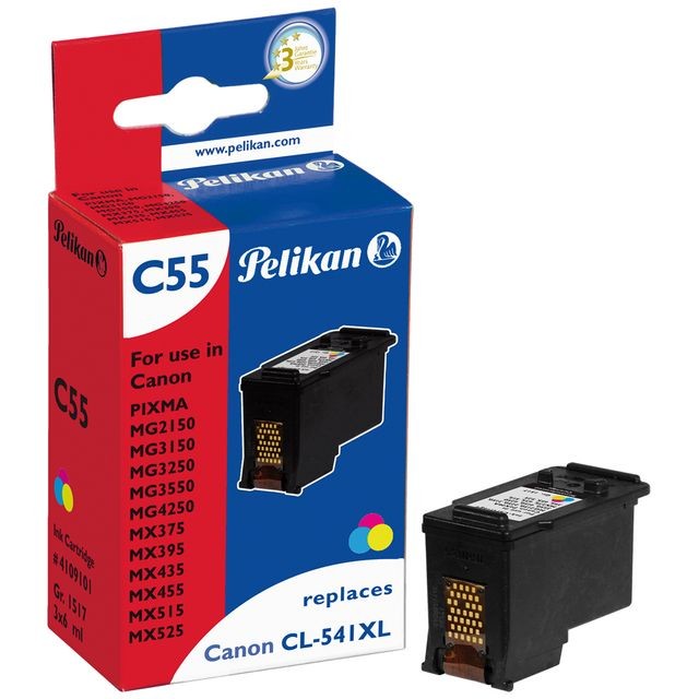 Pelikan - Cartouche d'encre pour CANON PIXMA MG 4250 (CL- 541XL) - Couleur Pelikan   - Pelikan