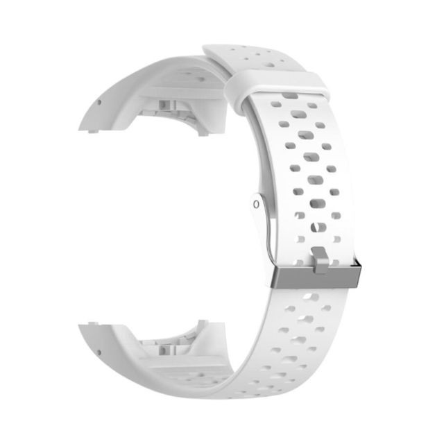 Wewoo - Bracelet pour montre connectée Dragonne Sport en silicone POLAR M400 / M430 Blanc Wewoo  - Montre connectee polar