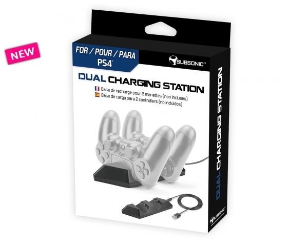 Autres accessoires PS4 Subsonic SUBSONIC - Station de recharge pour 2 manettes PS4™