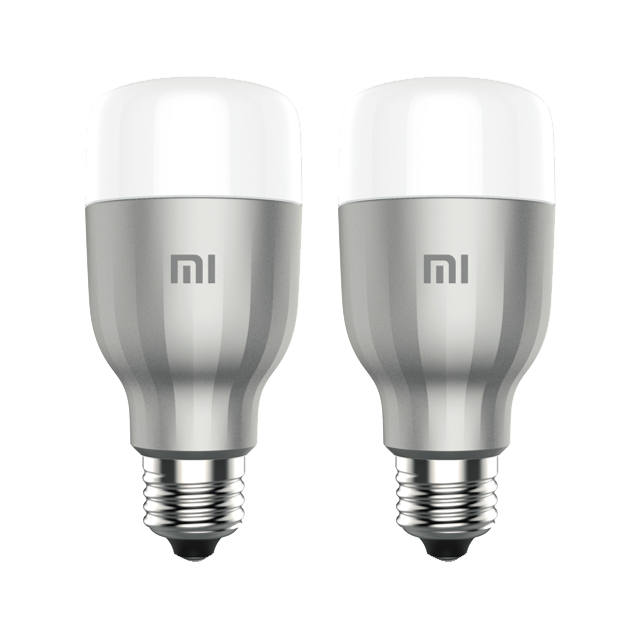 XIAOMI - Lot de 2 Mi LED Smart Bulb - Ampoule connectée E27 - RGB - Maison connectée Xiaomi Maison connectée