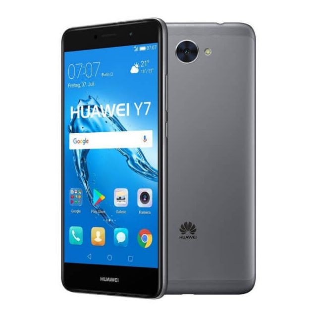 Huawei - Huawei Y7 4G Dual SIM Gris - Huawei Y Téléphonie
