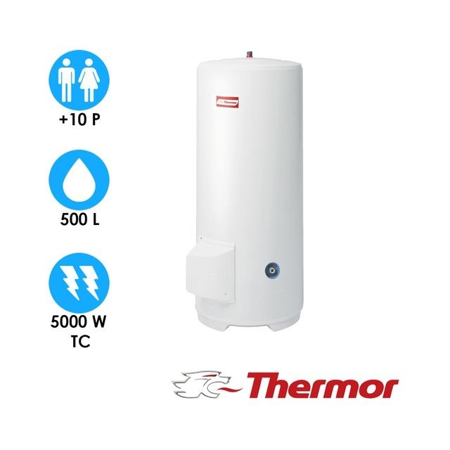 Thermor -Chauffe-eau électrique blindé 500l stable tous courants - 292001 - THERMOR Thermor  - Plomberie