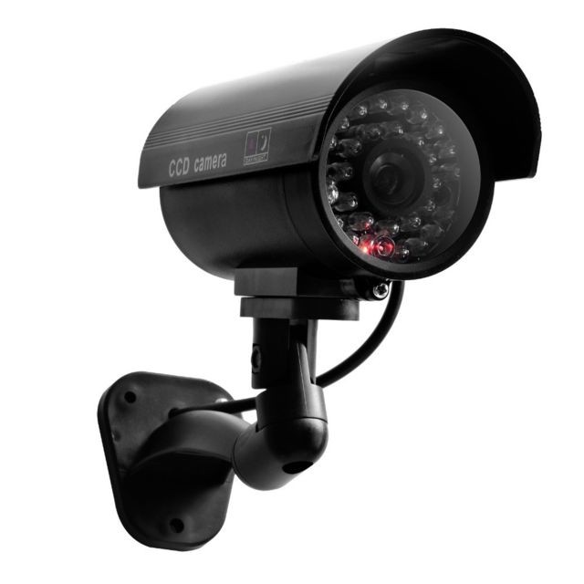 Wewoo - Caméra factice de télévision en circuit fermé avec LED clignotante pour une recherche réaliste d'alarme de sécurité noir Wewoo  - Caméra de surveillance Caméra de surveillance connectée