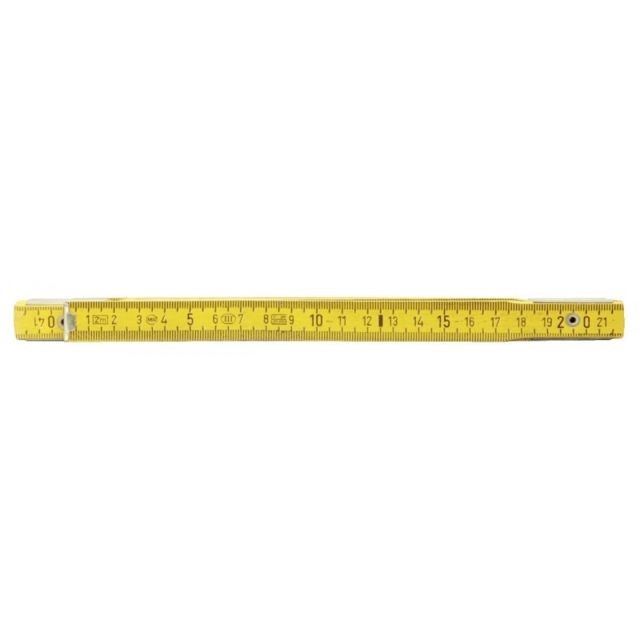 Ks Tools - KS TOOLS 300.0060 Mètre pliant jaune en bois L.2m Ks Tools  - Mètres Ks Tools