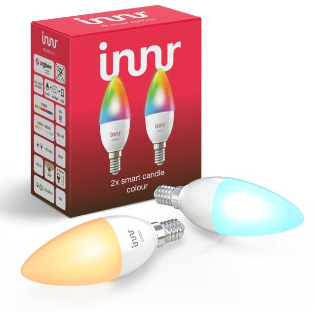 Innr - Ampoule connectée E14 - ZigBee 3.0 - RGB - Pack de 2 ampoules Innr  - Innr