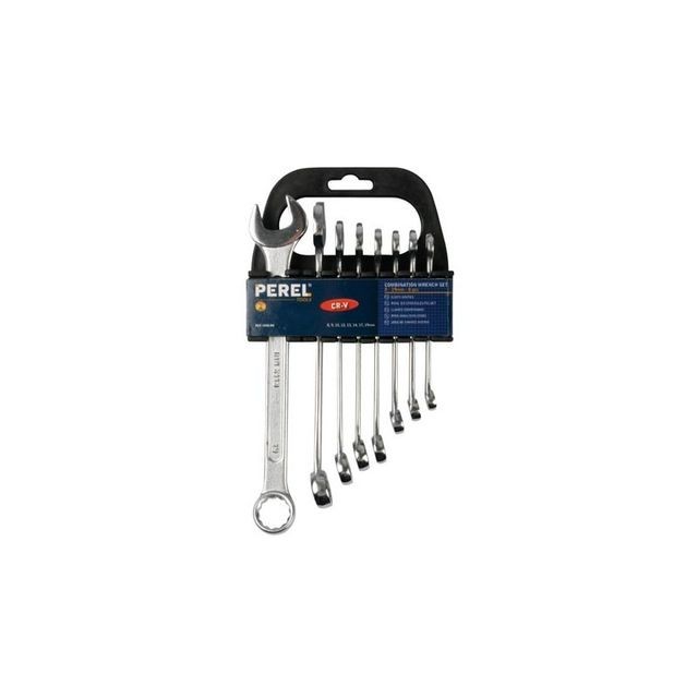 Perel - Jeu de clés mixtes 8-19 mm - 8 pcs Perel  - Matériaux & Accessoires de chantier