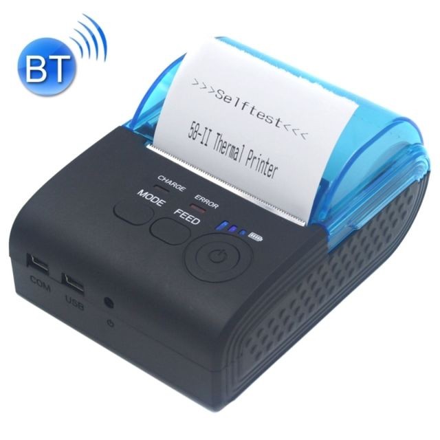 Wewoo - Etiqueteuse Imprimante thermique de reçu de position de Bluetooth de 58mm 4,0 - Imprimante bluetooth