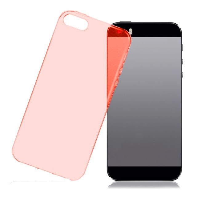 Koolstar Lot de 500 Coques iPhone SE/5/5S - Orange - Silicone GEL TPU souple transparent - Spécial revendeur - KoolStar®