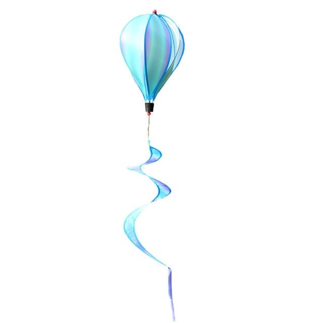 marque generique - Ballon à air chaud Vent Spinner Stripe Jardin Cour Décoration extérieure Cloud Blue marque generique  - Petite déco d'exterieur