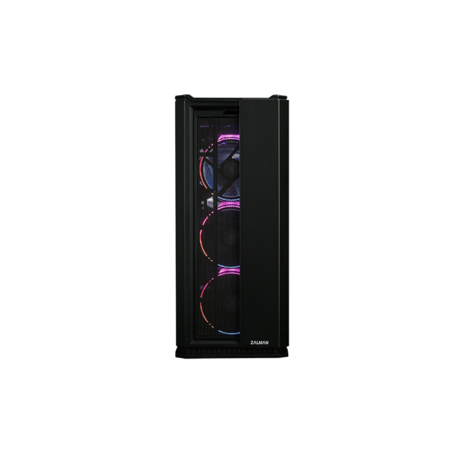 Boitier PC X3 Noir Moyen Tour - Noir - RGB - Verre trempé
