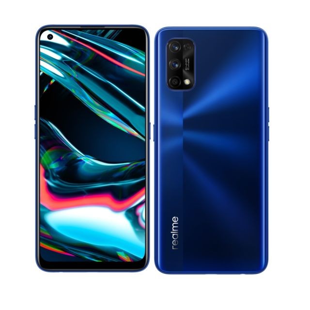 Realme - 7 Pro - 8/128Go - Mirror Blue + Powerbank 10000 mAh - Gris - Charge Rapide - Realme Smartphone Android