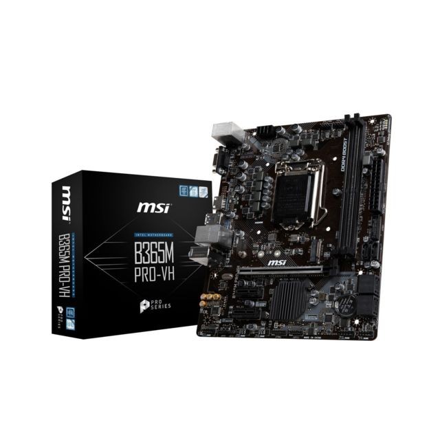Msi - Intel B365 PRO-VH - Micro-ATX - Carte mère Intel Micro-atx