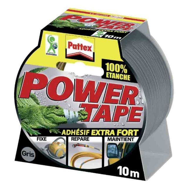 Pattex - PATTEX - Adhésif super puissant ""Power tape"" Gris - 50 mm x 10 m Pattex  - Fixation Pattex