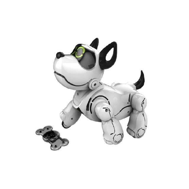 silverlit - pupbo le chien robot blanc interactif - multifonctions   vente
