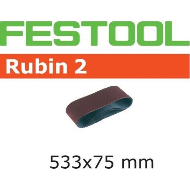 Festool - Boite de 10 Bandes abrasives 533 x 75 RU2 FESTOOL - P100 - 499158 Festool  - Accessoires vissage, perçage Festool