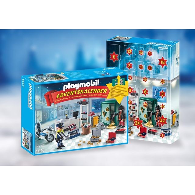 Playmobil Playmobil Christmas - Calendrier de l'Avent ""Policier et cambrioleur"" - 9007