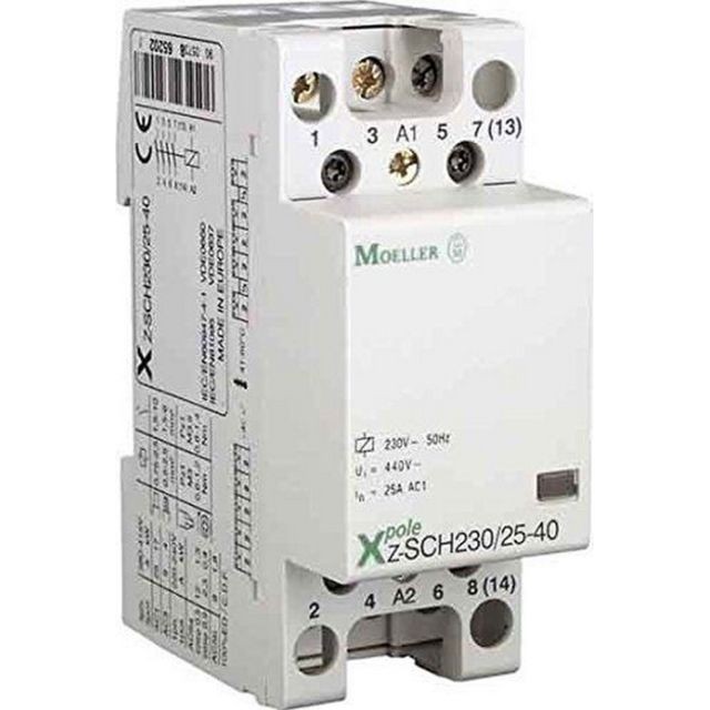 Moeller - Moeller Z-SCH230/25-40 - 248847 - Contacteur Modulaire 230VAC - 25A - 4pol - 4NO Moeller   - Autres équipements modulaires