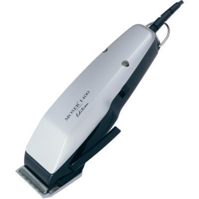Wahl - MOSER Tondeuse cheveux 1400 Clipper Edition Silver 1406-0458 - Tondeuse filaire Made in Germany - Levier d'ajustement a 5 positions Wahl   - Tondeuse Secteur