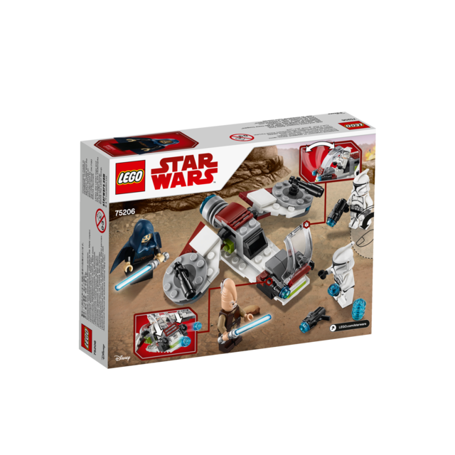 Lego LEGO® Star Wars™ - Pack de combat des Jedi™ et des Clone Troopers™ - 75206