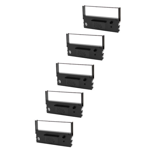 Vhbw - vhbw 5x Ruban encreur d'écriture pour Sharp UP 700 imprimante matricielle ou de reçus noir Vhbw  - Cartouche, Toner et Papier