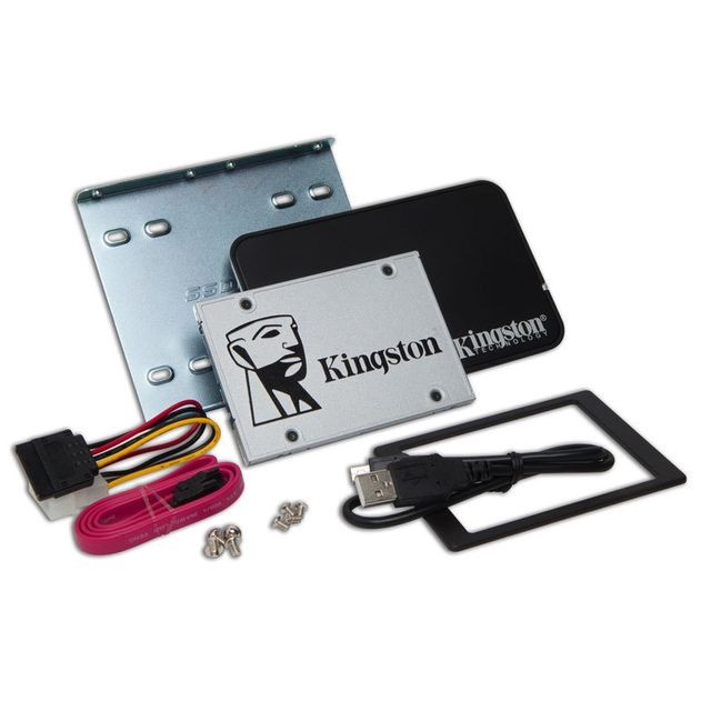 SSD Interne Kingston SSDNow UV400 - 120 Go + Kit de mise à niveau pour ordinateur de bureau/portable