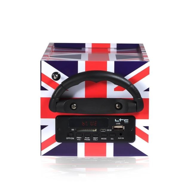 Ltc Audio Mini enceinte colonne autonome USB/SD/AUX/BLUETOOTH/FM 12W style UK - FREESOUND-UK