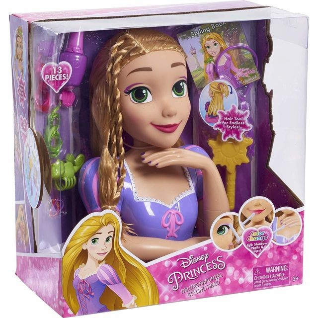 Disney Princesses - Tête à coiffer raiponce - Princ