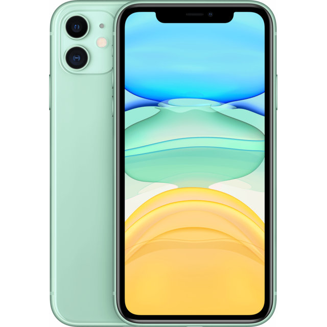 Apple -iphone 11-64 GB -MWLY2ZD/A- Apple Green- 여러 번 텔레포니