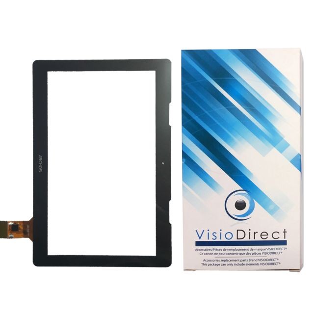 Visiodirect - Vitre ecran tactile pour ARCHOS 133 OXYGEN HXD-1304A2 13.3"" tablette noire Visiodirect  - Vitre tactile