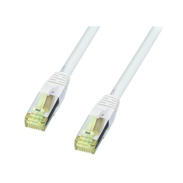 Cabling - CABLING® 5m CAT 7 Câble réseau - Câble Ethernet | Gigabit réseau local LAN 10 Gbps | Câbles de connexion patch - Câbles de pose | Câble CAT.7 brut Blindage S/FTP avec fiche RJ 45 - Câble RJ45