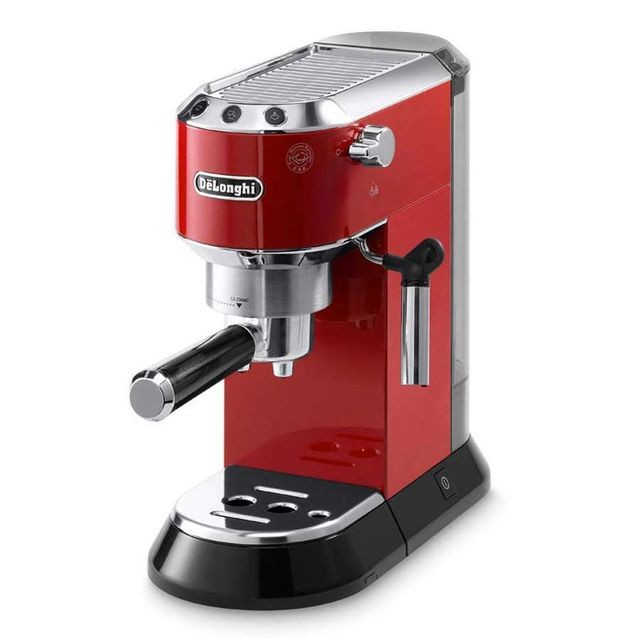 Delonghi - Machine à Espresso Dedica Style - EC695.R - Rouge - Cafetière rouge Expresso - Cafetière