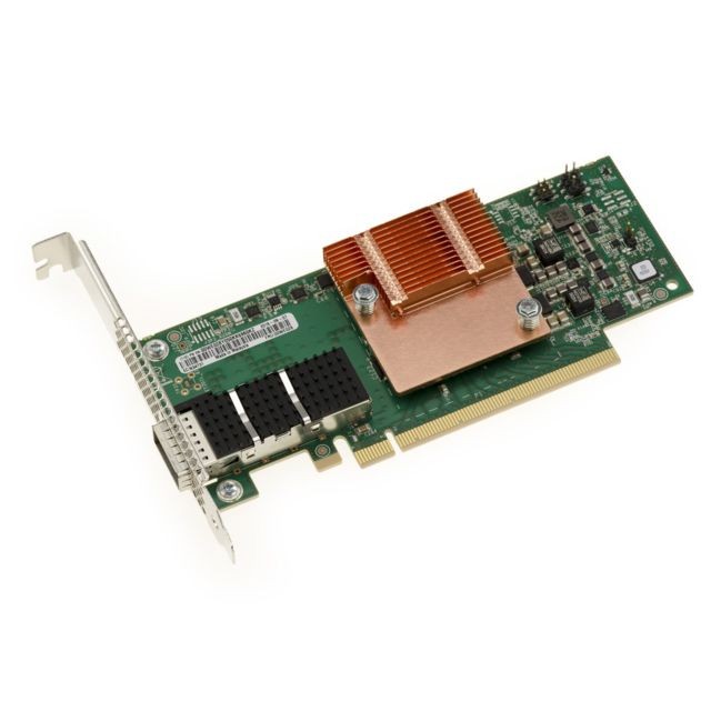 Kalea-Informatique - Carte Controleur PCIe Reseau Un Port 100G QSFP28. OMNI-PATH. CHIPSET INTEL 100HFA016LS - Carte Contrôleur