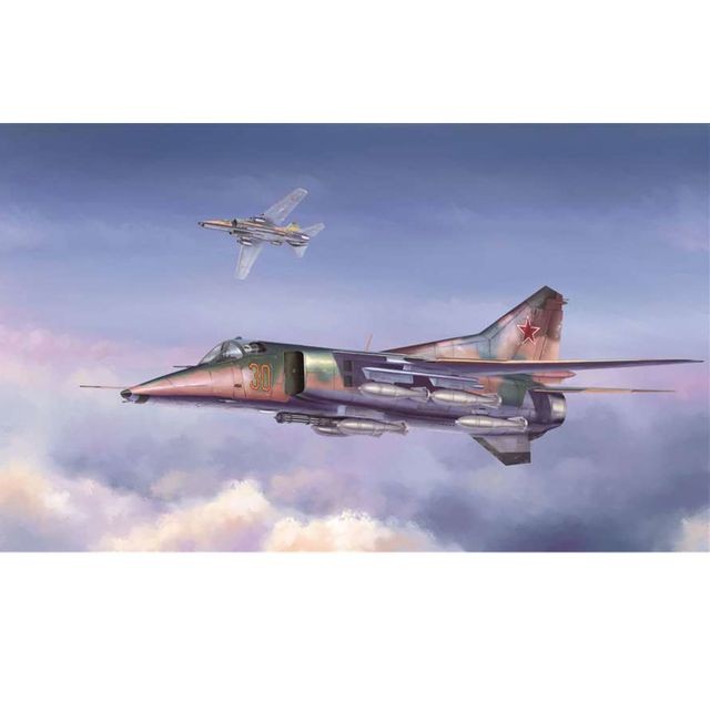 Trumpeter - Maquette avion : Mig-27 Flogger D Trumpeter - Jeux & Jouets Trumpeter