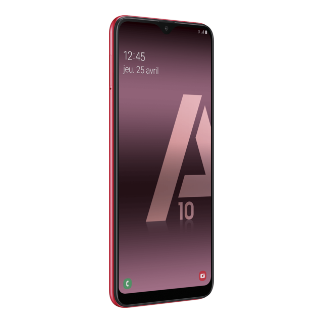 Smartphone Android Galaxy A10 - 32 Go - Rouge