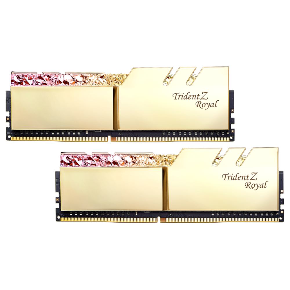 RAM PC G.Skill Trident Z Royal - 2 x 8 Go - DDR4 3600 MHz CL18 - Or