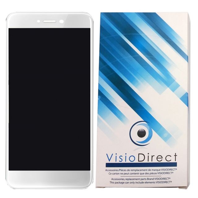 Visiodirect - Ecran complet pour Huawei P8 Lite 2017 blanc téléphone portable vitre tactile + écran LCD Visiodirect  - P8 lite blanc