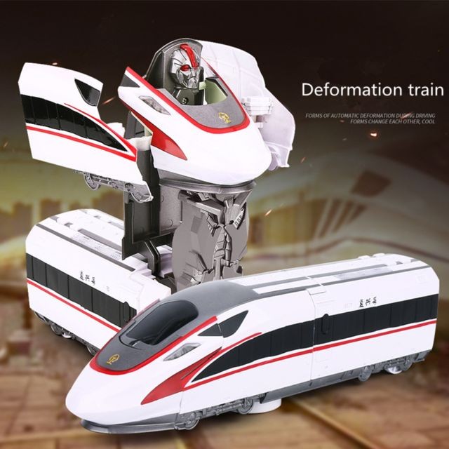 Poupées Generic Transformation Robot de train modèle classique Toy Action Figure Cadeau Enfants