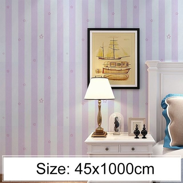 Wewoo - Sticker mural Papier peint autocollant de décoration de brique de PVC Autohesion créatif chambre à coucher mur de de imperméabletaille 45 x 1000cm violet - Maison Violet