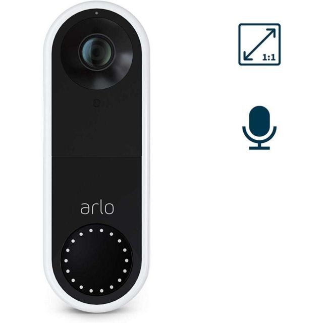 Arlo - Sonnette connectée Arlo Video Doorbell - Sécurité connectée Arlo