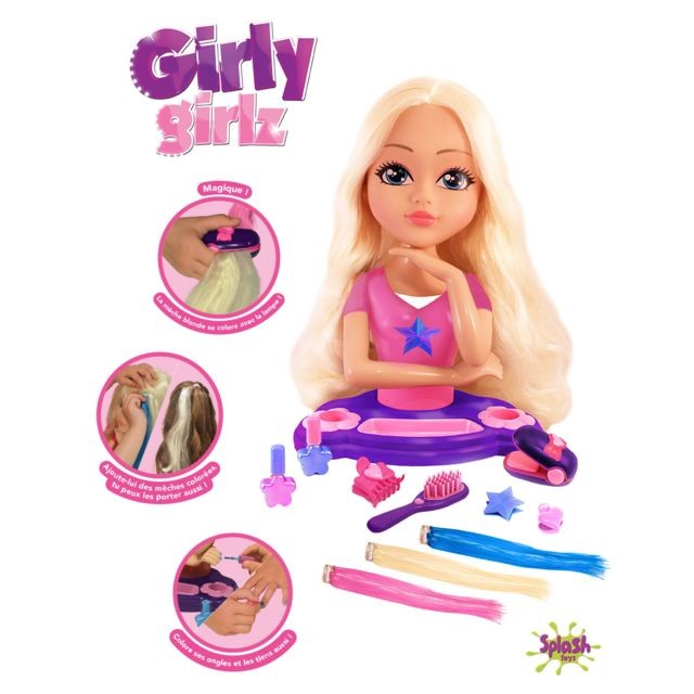 Maquillage et coiffure Splash Toys Tête à coiffer Eva - 31050