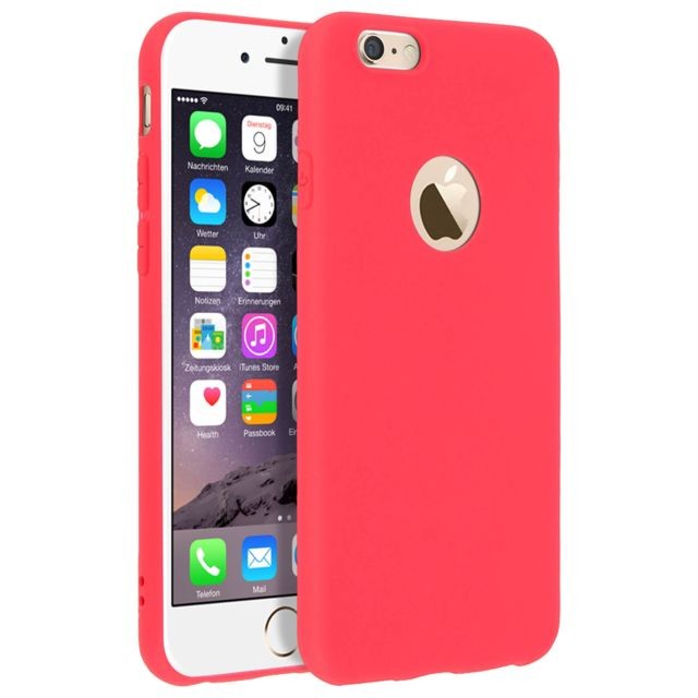 Forcell - Forcell Coque iPhone 6 , iPhone 6S Coque Soft Touch Silicone Gel Souple - Rouge Forcell  - Accessoire Smartphone Apple iphone 6s